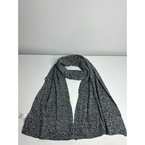 Forever 21 Knit Black White Scarf Shawl Size 93” X 19”